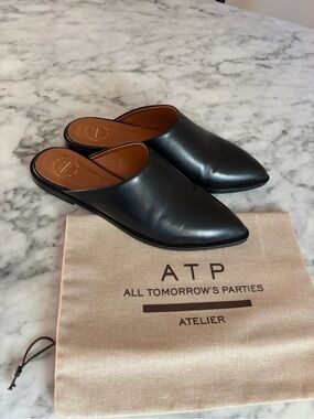 ATP Atelier Anzi Leather mules . New . 37. So classic and gorgeous